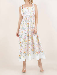 Sundayup - Shoulder Tie Maxi Dress