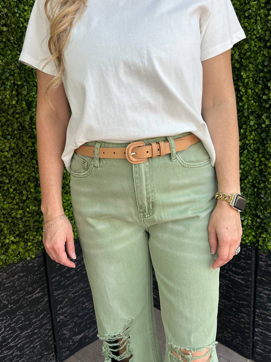 Laurel And Gold - Women's Santa Monica Leather Belt