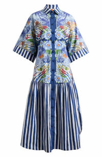 Farm Rio - Fresh Table Scarf Midi Dress