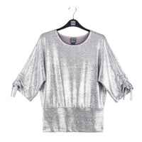 Clara Sunwoo - Shimmer Banded Top