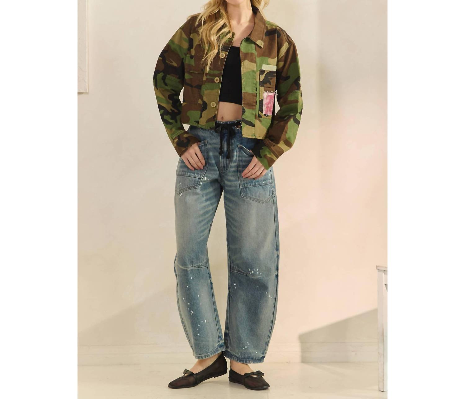 Veveret - Sequins Contrast Jacket