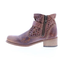BEDSTU Women's Heather Ankle Boots in tan dip dye mason - women's shoe - alternate view
