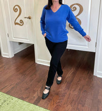 Skies Are Blue - Biggest Fan V Neck Sweater