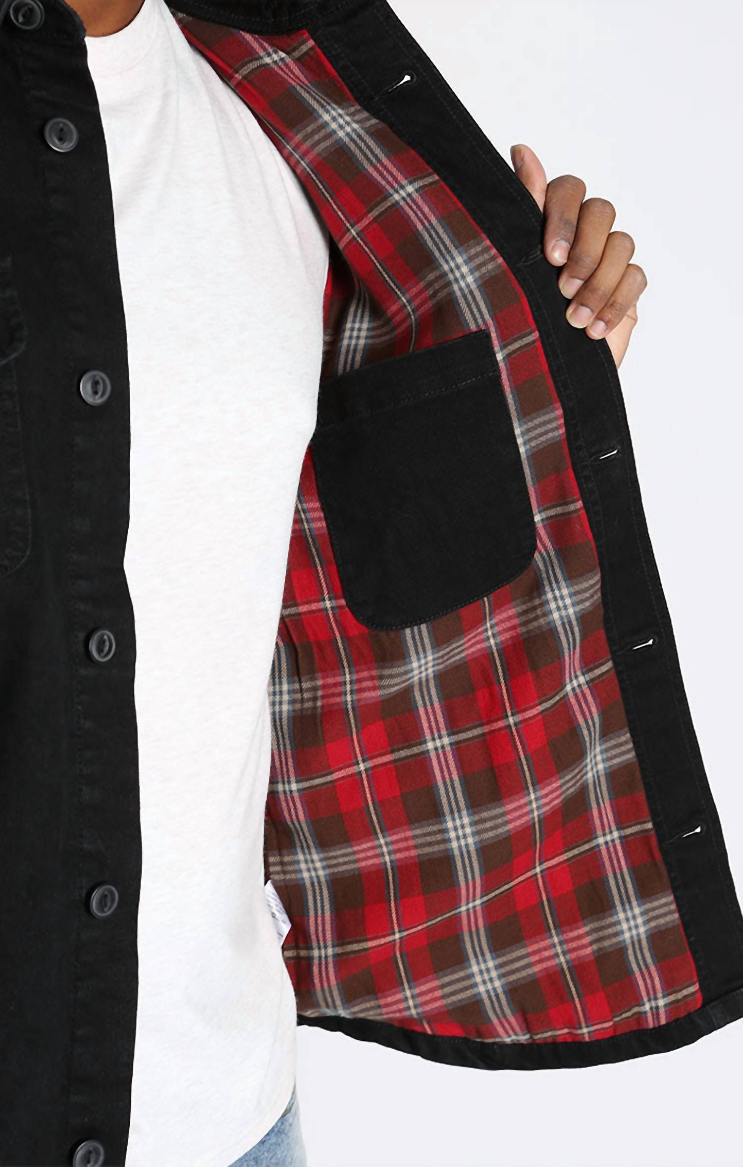 Jachs New York - Stretch Flannel Lined Denim Jacket