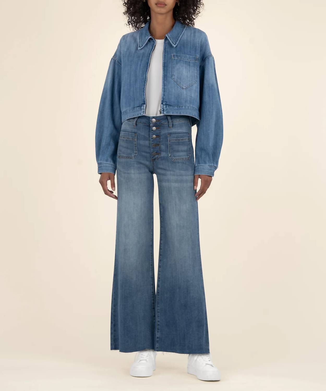 Kut From The Kloth - Luna Oversized Crop Jacket