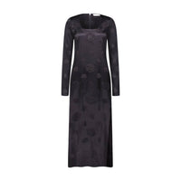 Marina Moscone - Long Sleeve Floral Sheath Dress