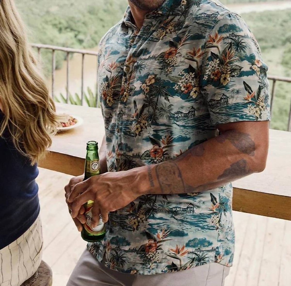 Johnnie-O - Men's Short Sleeve Button Down Surf Shirt