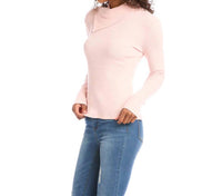 Karen Kane - Drape Neck Turleneck Lightweight Sweater
