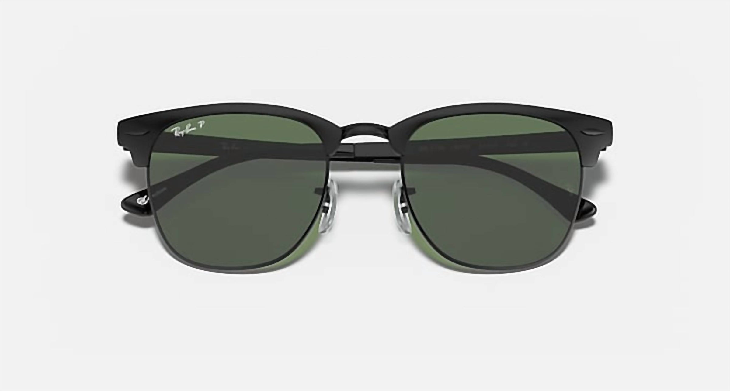 Ray Ban - Clubmaster Metal Polarized Sunglasses Rb3716 186/58