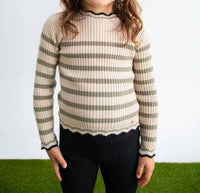 Abel & Lula - Maza Stripe Ribbed Top