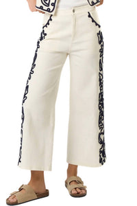 Lalavon - Elaine Detailed Denim Pants