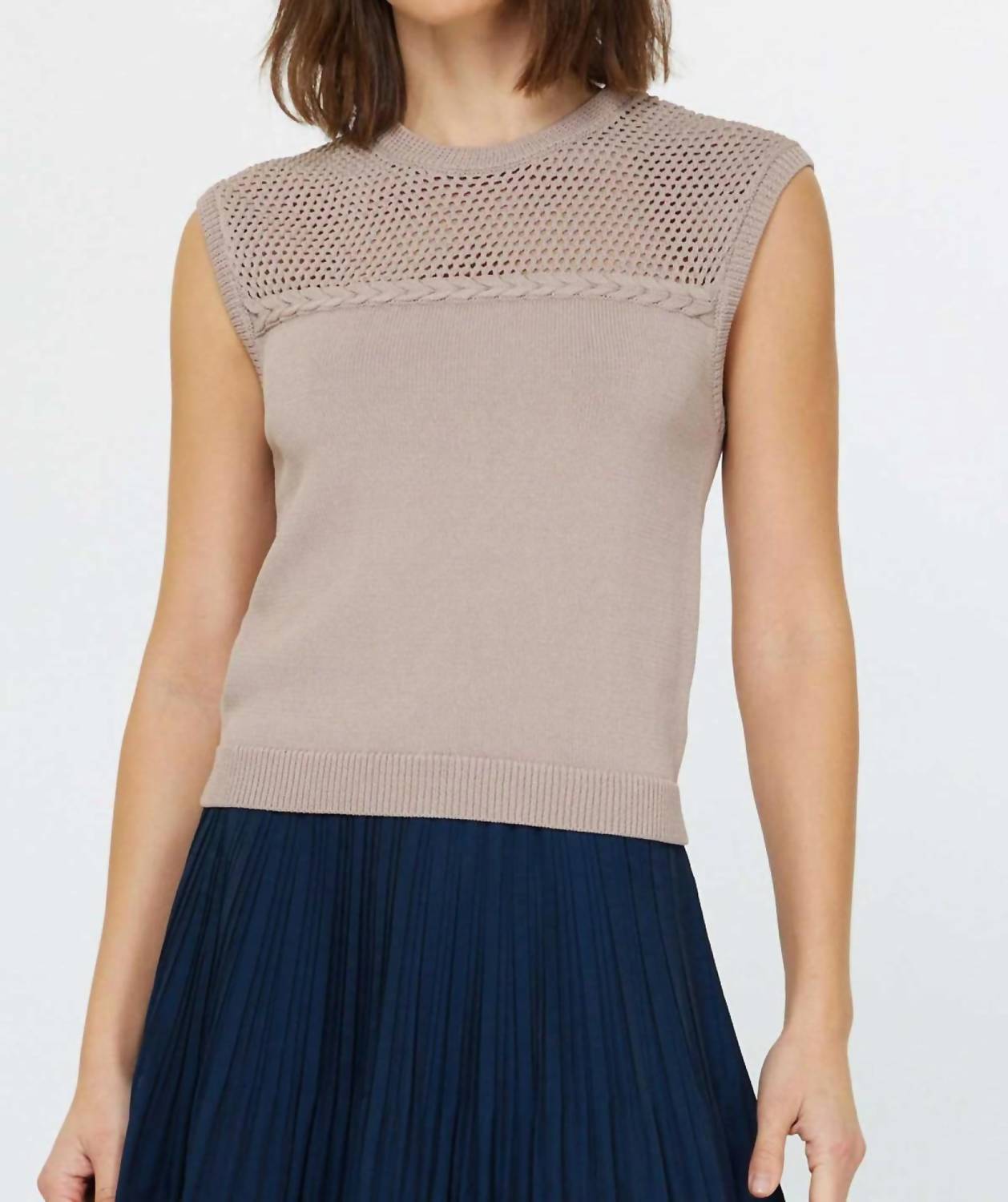 Current Air - Women's Stitched Sleeveless Sweater