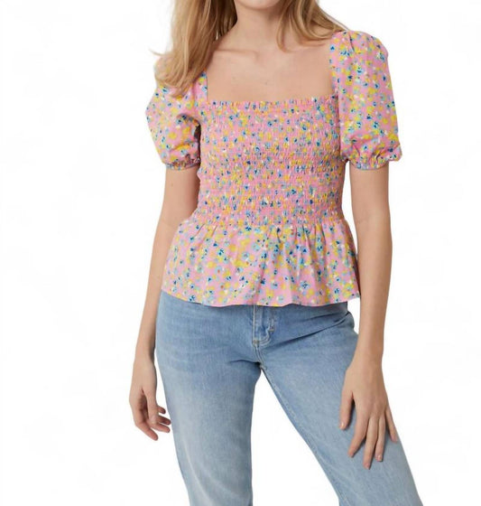 French Connection - STACIE DAISY SMOCKED TOP