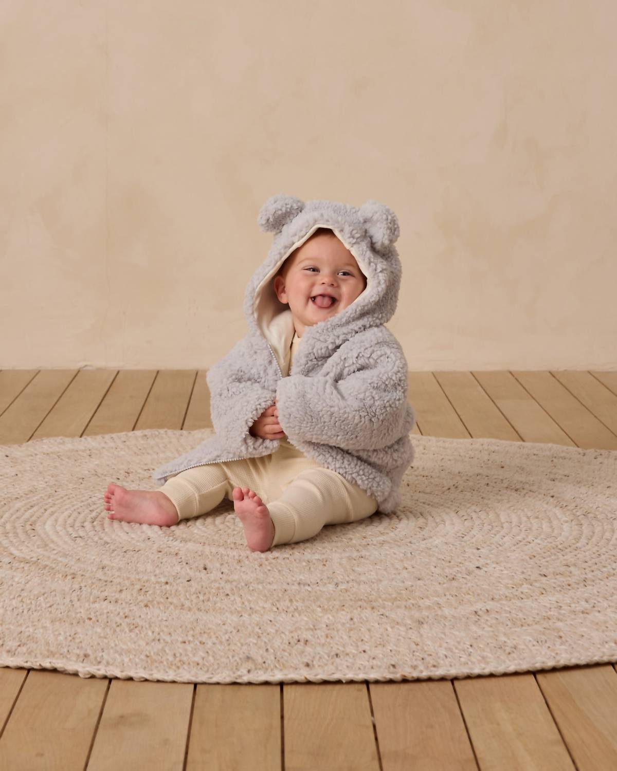 Quincy Mae - Baby's Bear Jacket