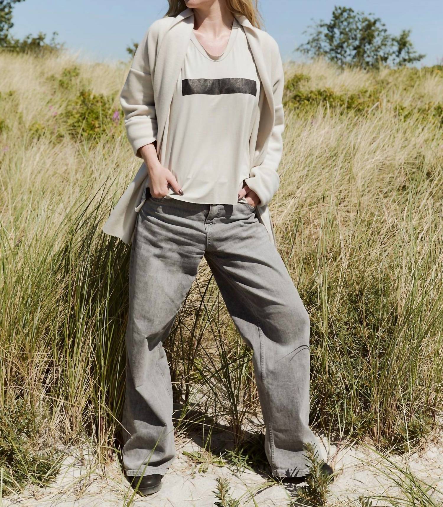 HENRIETTE STEFFENSEN Relaxed Cardigan in kit - women's cardigan