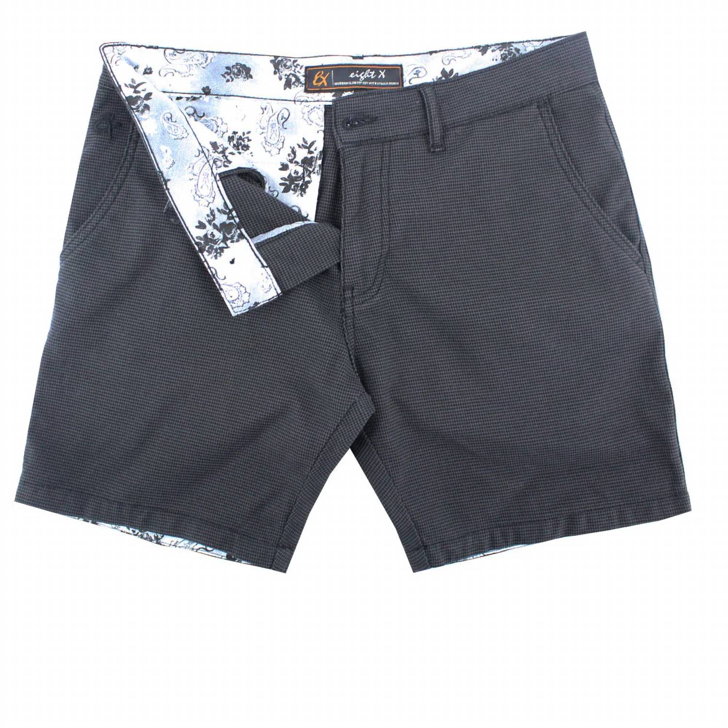 Eight X - Men's Slim Fit Textured Shorts