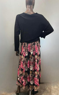 Maude Vivante - Ellie Pleated Long Floral Skirt