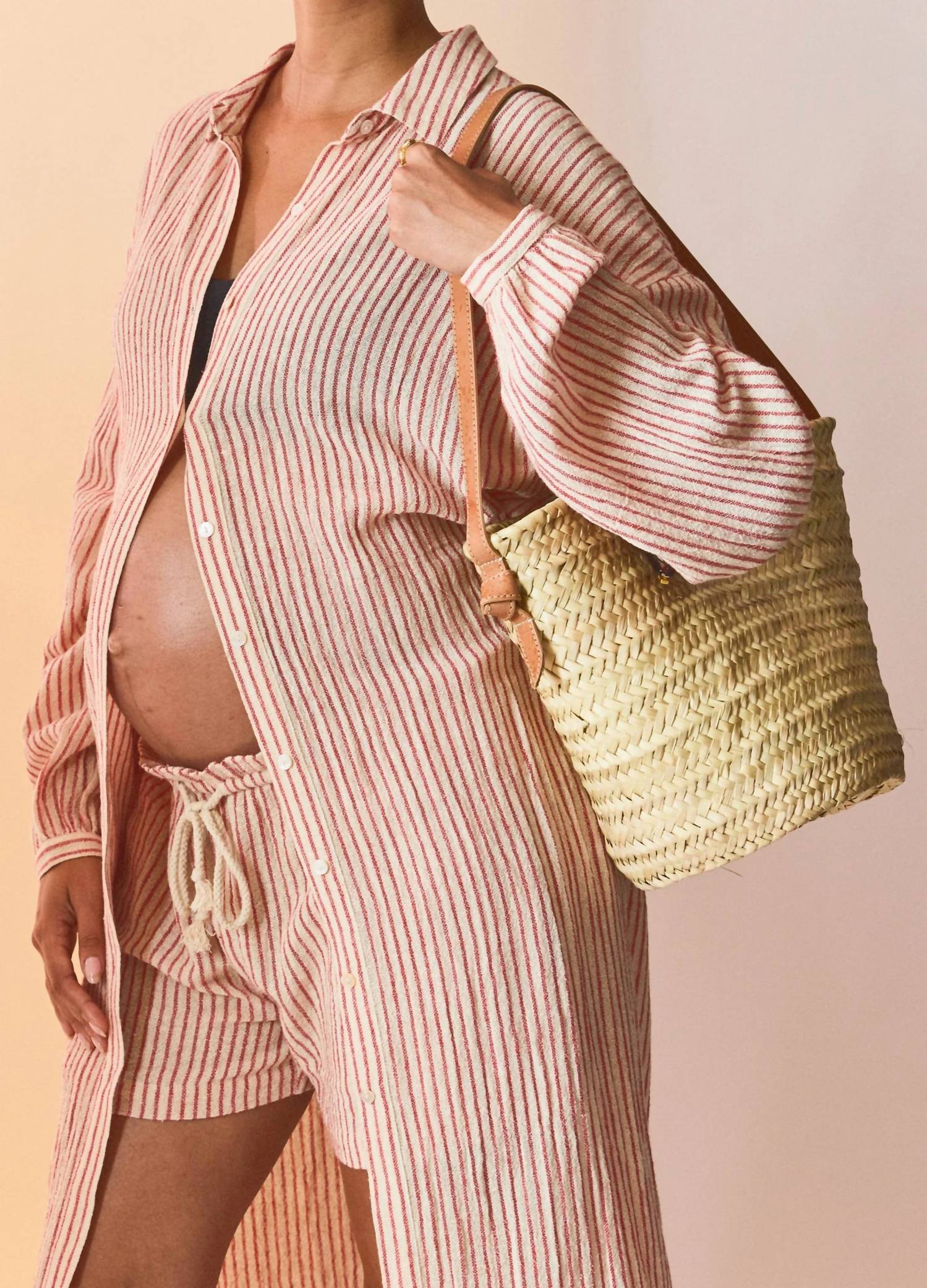 Hatch - The Bungalow Striped Shirt Dress