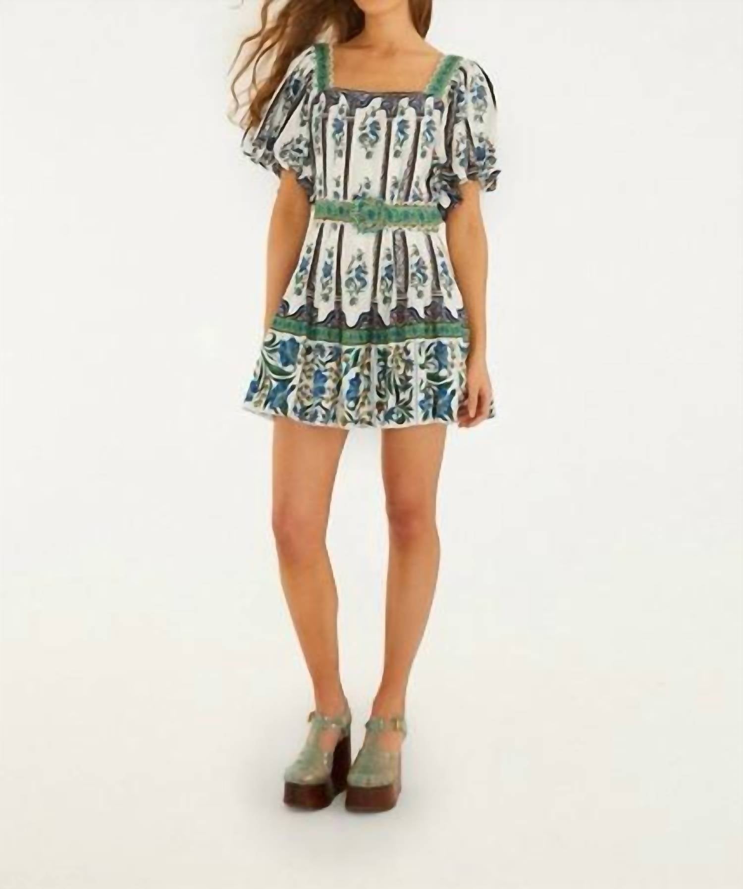 Farm Rio - Belted Mini Dress