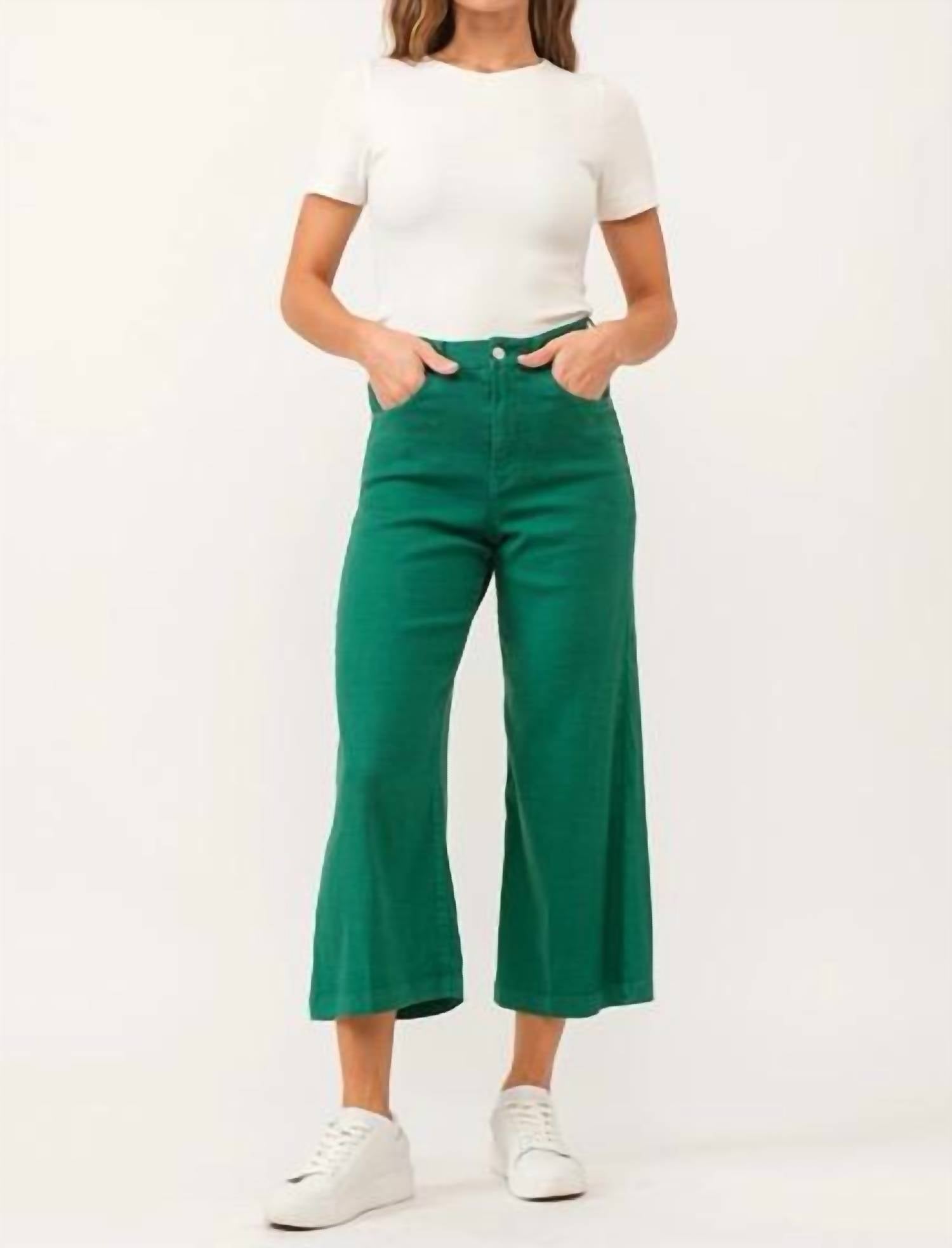Dear John Denim - Audrey Super High Rise Cropped Wide Leg Pants