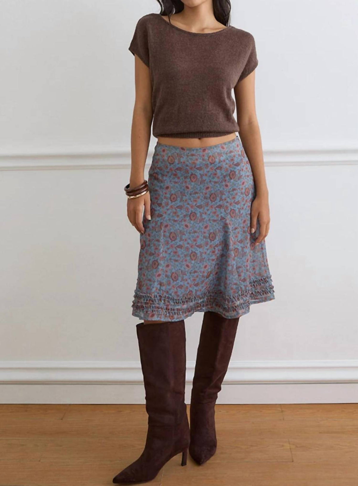 Motel Rocks - Women's Nanami Midi Skirt