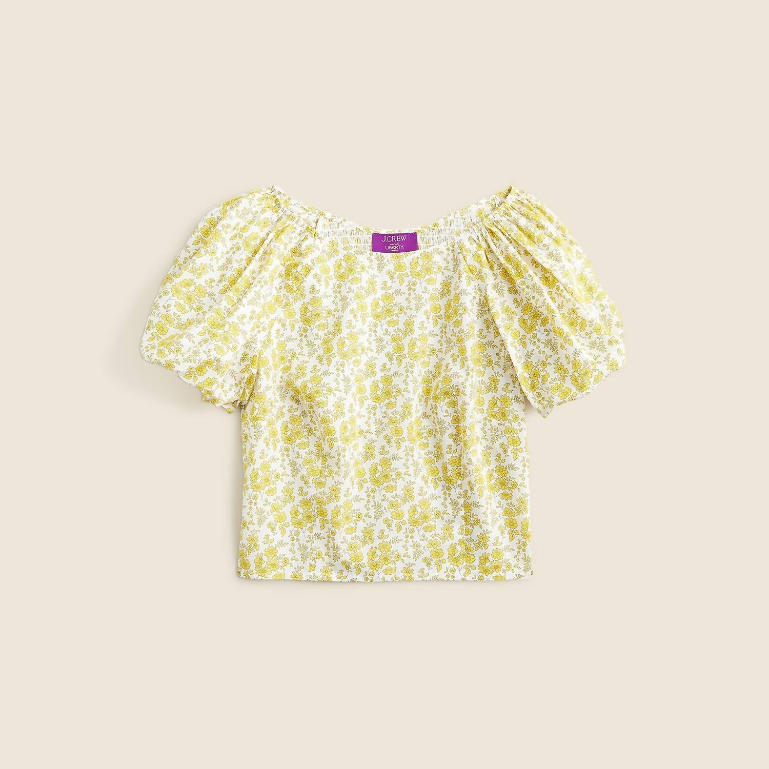 J.Crew - Fitted Puff-sleeve Top