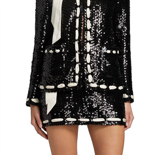 Loveshackfancy - Rosina Ribbon Sequin Jacket