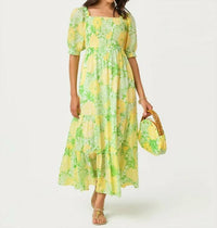 Lilly Pulitzer - HADLY SHORT SLEEVE SMOCKED DRESS