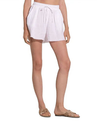 Elan - Drawstring Swim Cover-up Shorts