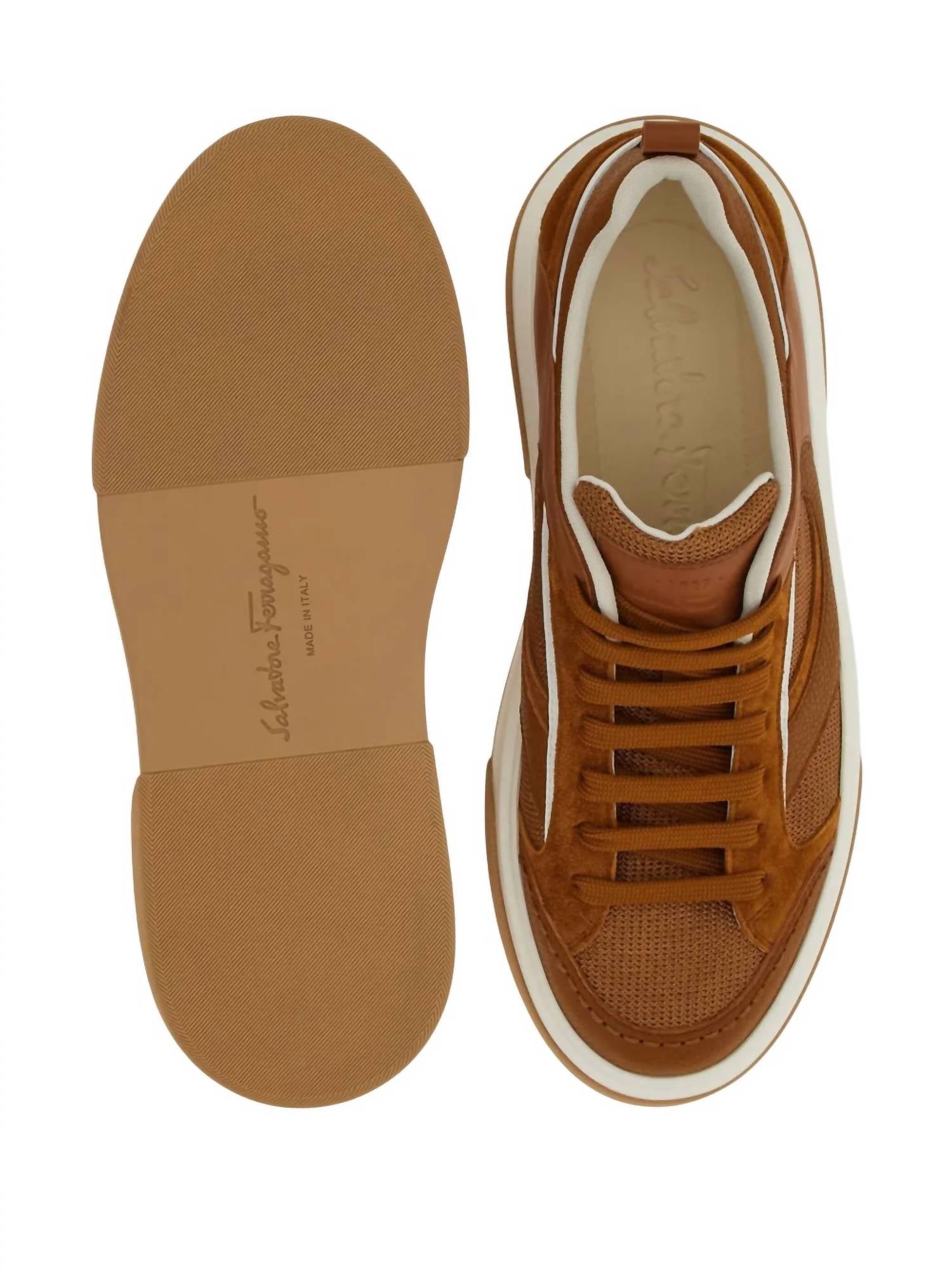 Salvatore Ferragamo - Men's Cassina Quilted Leather Low-top Sneakers