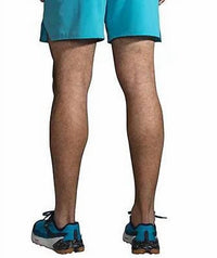 BROOKS Men's High Point 7" 2-in-1 Running Short in 1 running short in hyper blue mist pacific - men's shorts - detail view