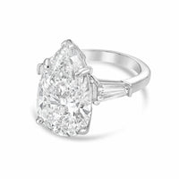 Diana M Jewels - Women's Pear Lab-grown Diamond Ring (12.00 Ct) - Luxe