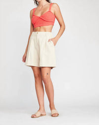 Self Contrast - Tai Bralette Knit Crop Top