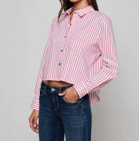 L'Agence - Cosette Crop Shirt