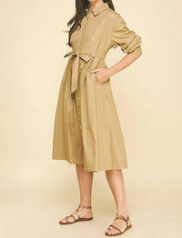 Pinch - Jennifer Tucked Midi Dress