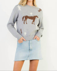Thml - Horse And Star Knit Sweater