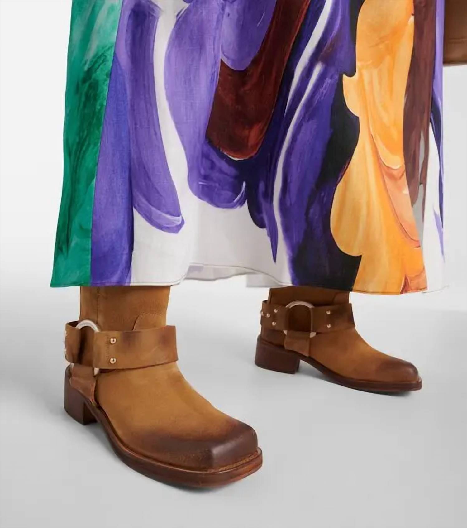 Dorothee Schumacher - Women's Waxed Statement Short Biker Boot