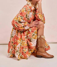 Bibi - Fall Shirt Long Sleeve Dress