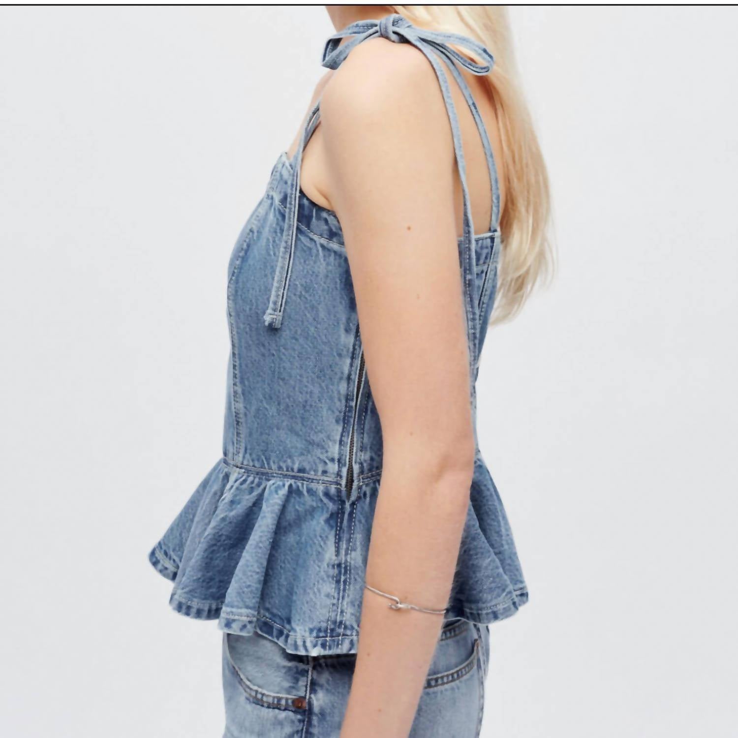 Re/Done - Flounce Top