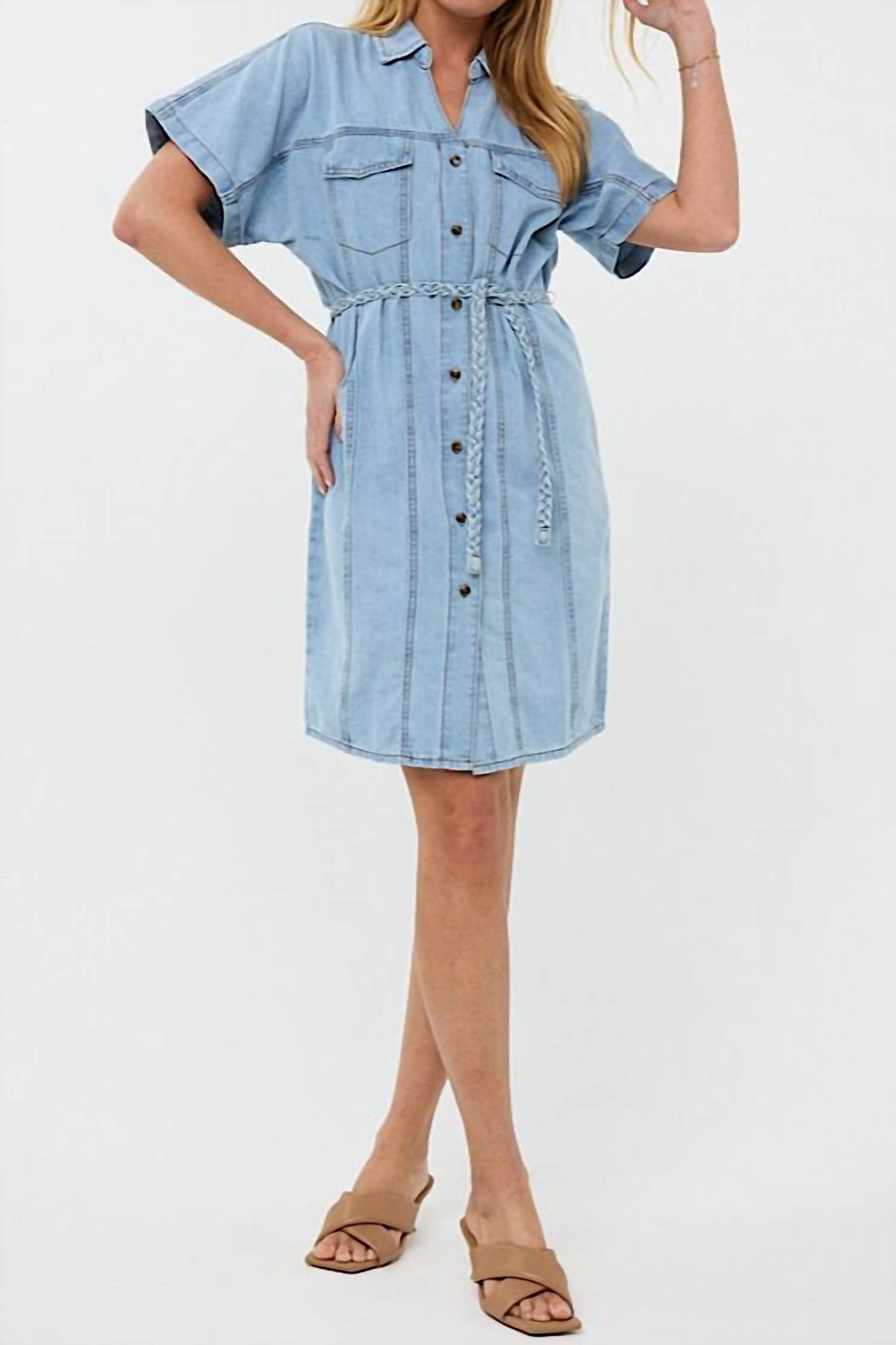 Esqualo - Denim Mini Dress