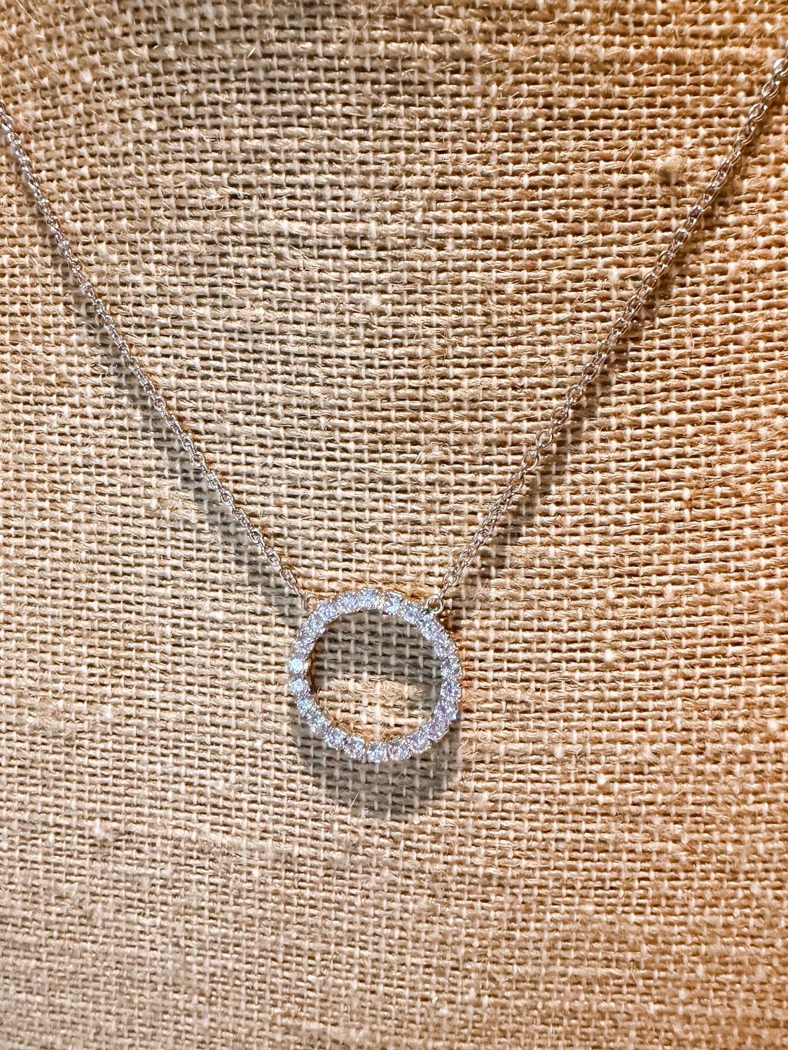 White Label - Women's Infinity Circle Necklace