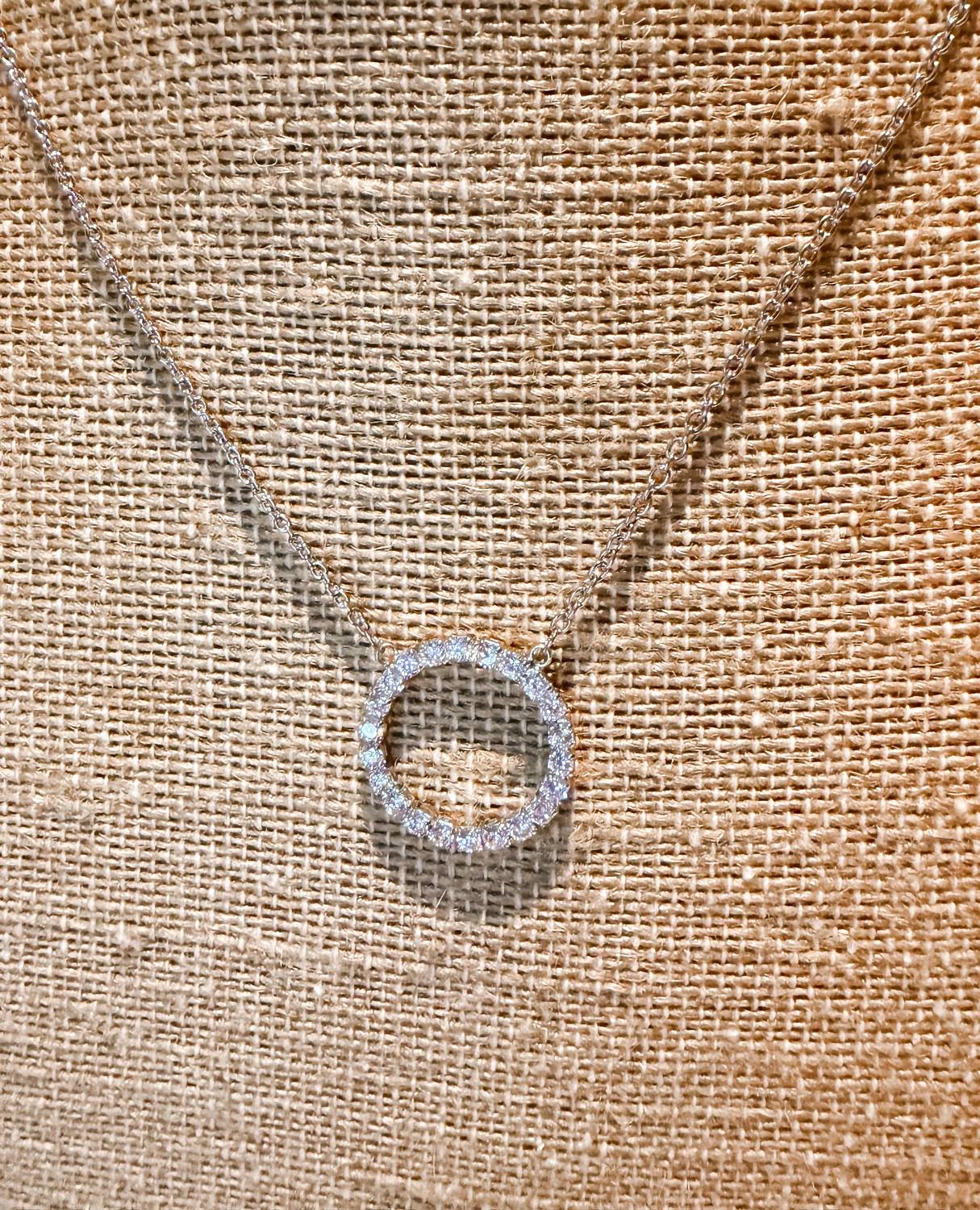 White Label - Women's Infinity Circle Necklace