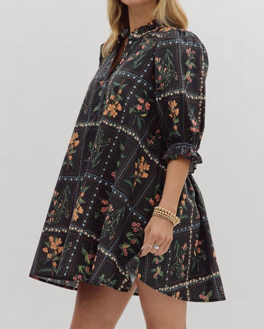 Entro - Botanical Mini Dress