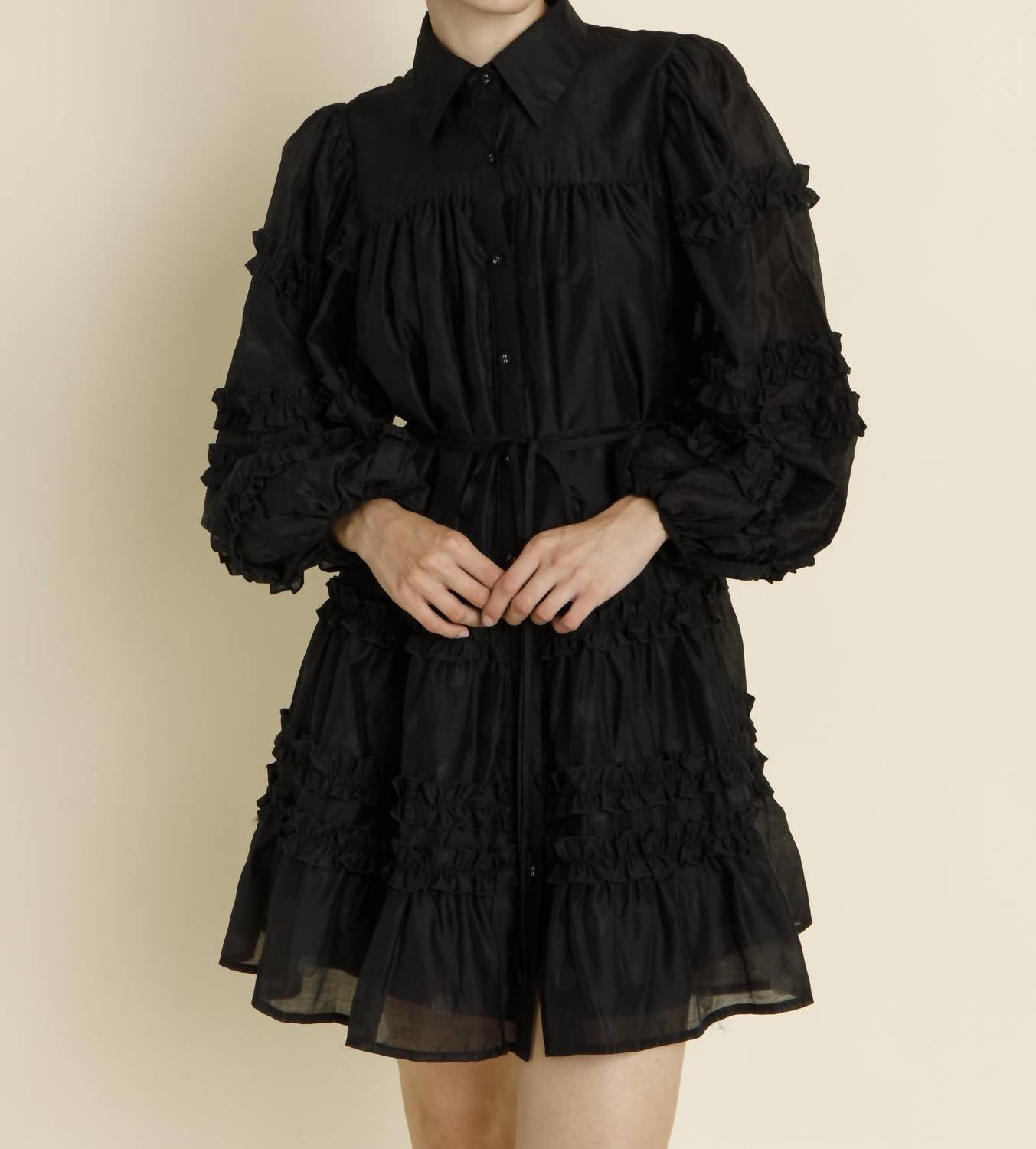 Aureum - Molly Long Sleeve Mini Dress