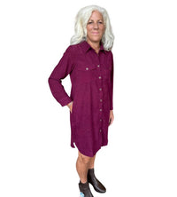 Toofan - Two Pocket Button Down Shirt Dress