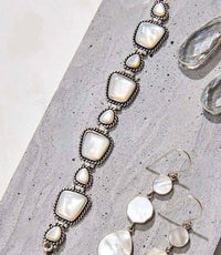 Barse Women's Toggle Bracelet in mother of pearl - women's jewelry