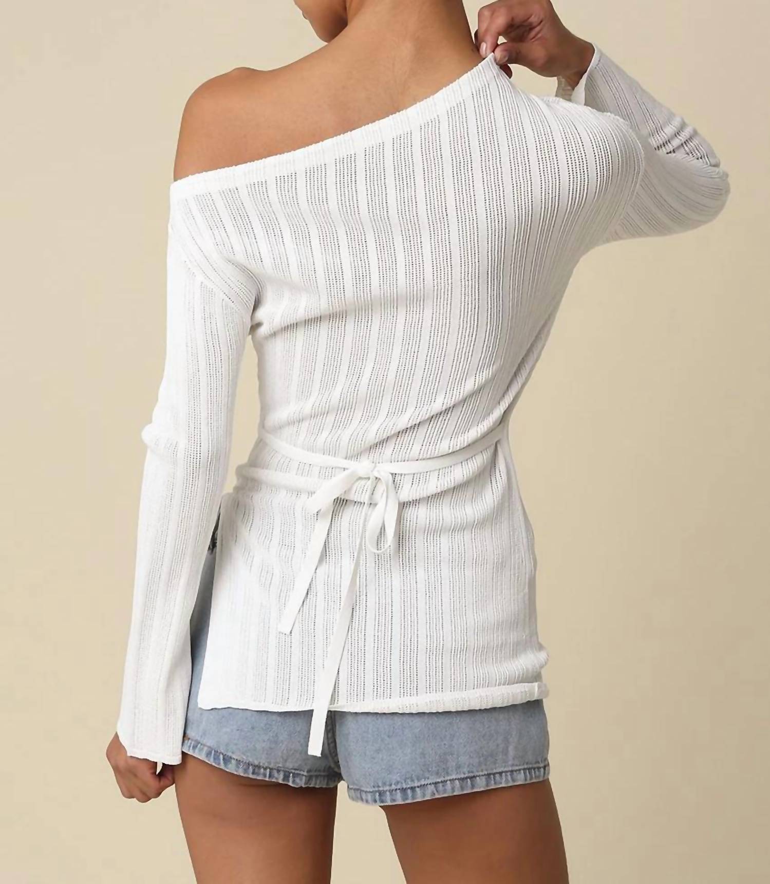 Olivaceous - Lauren Off Shoulder Top