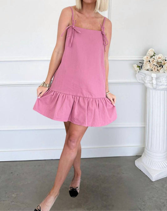 Aureum - Cute As A Bow Mini Dress