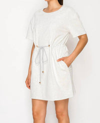 Meet Me In Santorini - French Terry Dress