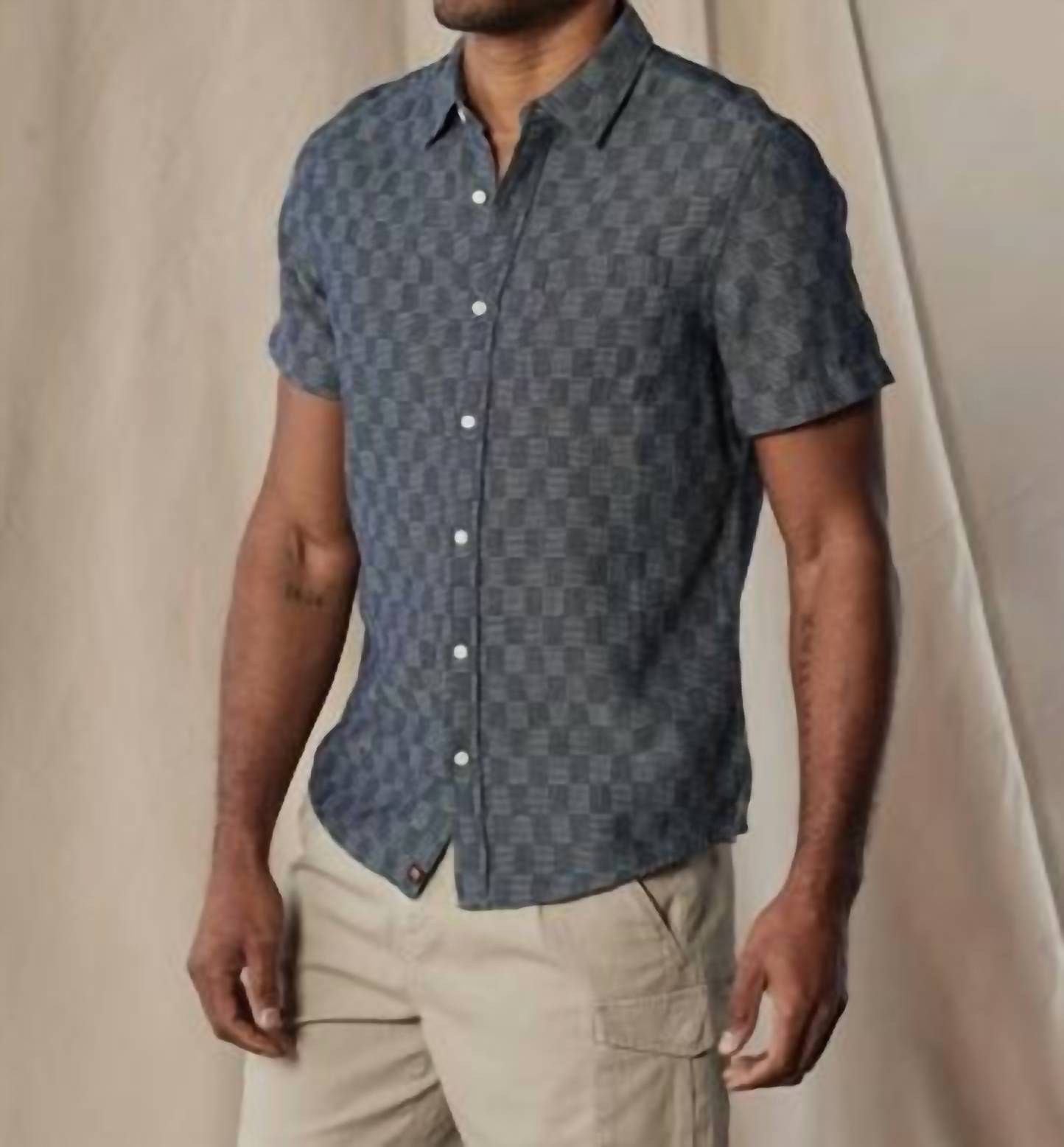 The Normal Brand - Freshwater Short Sleeve Button Up Shirt